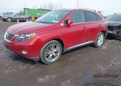 2012 Lexus Rx 450H из США, поврежденный, VIN JTJBC1BA5C2433105